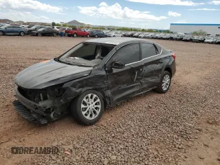 2019 Nissan Sentra SV with VIN 3N1AB7AP4KY453486, listed as a Copart auction lot 53346395 with Not Provided miles and Salvage Title. Bid and sale history available at DreamBid. Image 1.