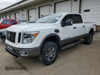 2017 Nissan Titan XD PRO-4X with VIN 1N6BA1F47HN518849, listed as a Copart auction lot 46028455 with 127,572 mi miles and Clean Title. Bid and sale history available at carsss.com. Image 1.
