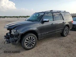 2017 Lincoln Navigator Select with VIN 5LMJJ2HT4HEL13670, listed as a Copart auction lot 55473335 with 123,987 mi miles and Salvage title. Bid and sale history available at DreamBid. Image 1.