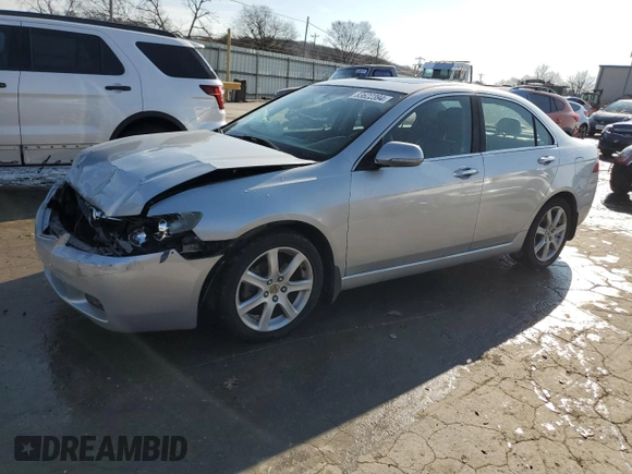 2004 Acura TSX with VIN JH4CL95874C020143, listed as a Copart auction lot 83622394 with 133,539 mi miles and Salvage title. Bid and sale history available at DreamBid. Image 1.