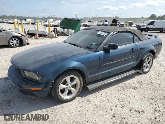 2005 Ford Mustang Deluxe with VIN 1ZVFT84N755202833, listed as a Copart auction lot 53318295 with 134,956 mi miles and Clean Title. Bid and sale history available at carsss.com. Image 1.