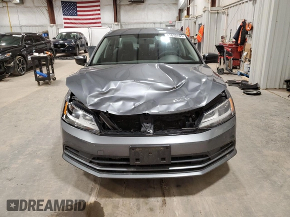 2015 Volkswagen Jetta S with VIN 3VW2K7AJ4FM350947, listed as a Copart auction lot 61672765 with 158,263 mi miles and Non repairable. Bid and sale history available at DreamBid. Image 5.