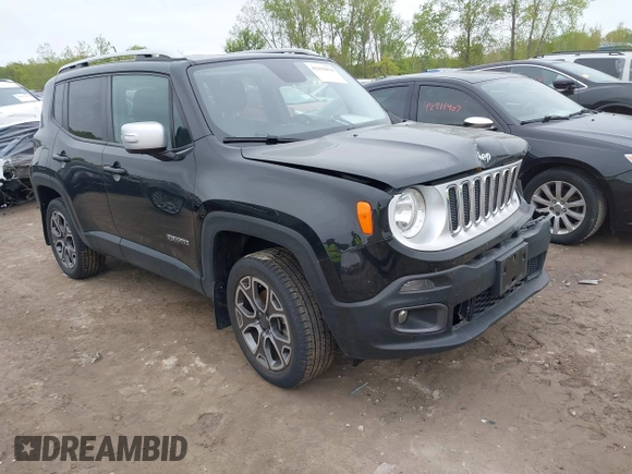 2015 Jeep Renegade Limited z VIN ZACCJBDT3FPC50720, wystawiony jako IAAI lot #42193078 z przebiegiem 40 821 mil mil oraz . Historia ofert i sprzedaży dostępna na DreamBid. Obrazek 1.