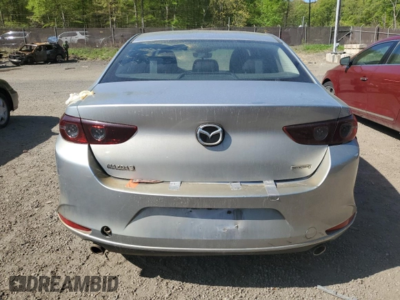 2021 Mazda 3 2.0 with VIN JM1BPAA78M1318809, listed as a Copart auction lot 53634025 with Not Provided miles and Salvage Title. Bid and sale history available at DreamBid. Image 6.