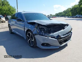 2021 Honda Accord Sport with VIN 1HGCV2F36MA029600, listed as a IAAI auction lot 42717985 with 116,932 mi miles and . Bid and sale history available at DreamBid. Image 1.