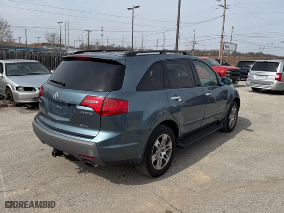 2007 Acura MDX Tech/Entertainment Pkg with VIN 2HNYD28497H500636, listed as a Copart auction lot 47821585 with 103,383 mi miles and Clean Title. Bid and sale history available at carsss.com. Image 4.