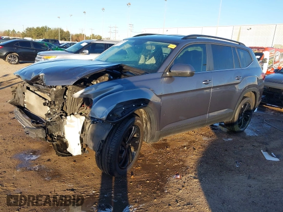 2023 Volkswagen Atlas SE with VIN 1V2WP2CA7PC549921, listed as a IAAI auction lot 41254273 with 87,540 mi miles and . Bid and sale history available at DreamBid. Image 21.