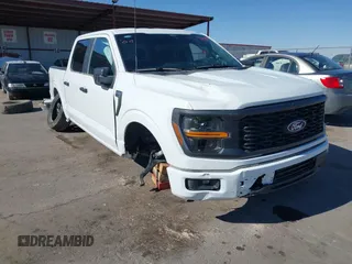 2024 Ford F-150 STX with VIN 1FTEW2K58RKE94988, listed as a IAAI auction lot 41242838 with 4,479 mi miles and . Bid and sale history available at carsss.com. Image 6.