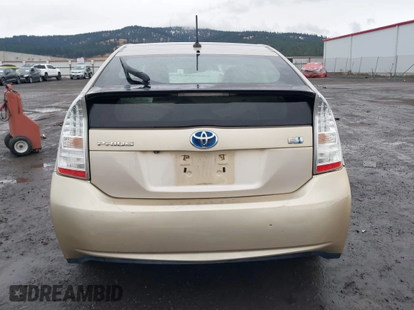 2010 Toyota Prius II with VIN JTDKN3DU2A0205717, listed as a IAAI auction lot 40910678 with 62,207 mi miles. Bid and sale history available at carsss.com. Image 17.