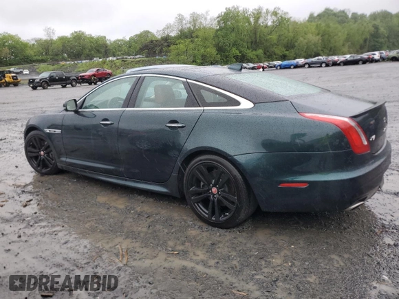 2017 Jaguar XJ R-Sport with VIN SAJWJ1CD0H8W12659, listed as a Copart auction lot 56292635 with 18,765 mi miles and Salvage Title. Bid and sale history available at DreamBid. Image 2.