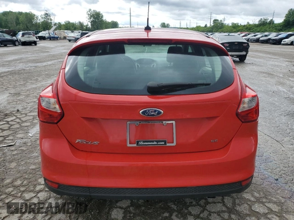 2012 Ford Focus SE with VIN 1FAHP3K26CL329938, listed as a Copart auction lot 54216494 with 170,010 mi miles and Salvage Title. Bid and sale history available at carsss.com. Image 6.