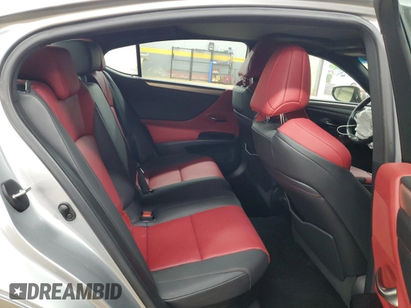 2022 Lexus ES 300h F Sport with VIN 58AGA1C1XNU014899, listed as a Copart auction lot 52629385 with Not provided miles and Salvage title. Bid and sale history available at DreamBid. Image 11.