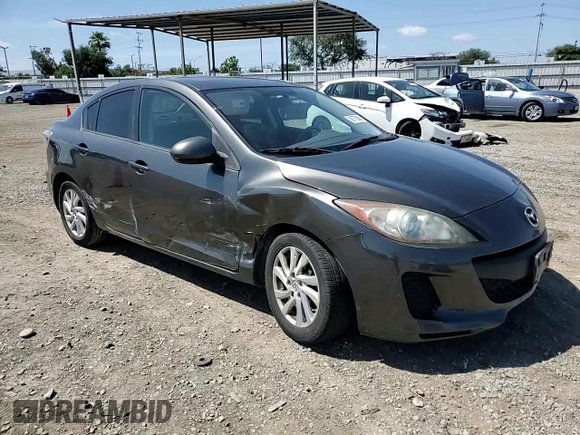 2012 Mazda 3 i Touring with VIN JM1BL1V85C1644077, listed as a Copart auction lot 56778845 with 166,714 mi miles and Salvage title. Bid and sale history available at DreamBid. Image 13.