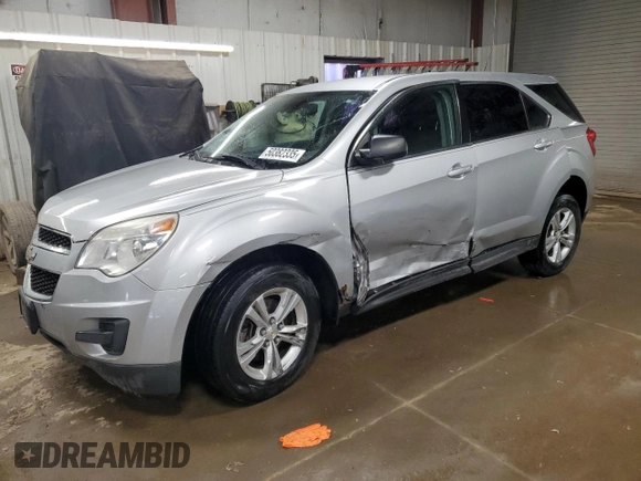 2015 Chevrolet Equinox LS with VIN 2GNALAEK0F6392612, listed as a Copart auction lot 50382335 with 112,609 mi miles and Salvage Title. Bid and sale history available at carsss.com. Image 1.