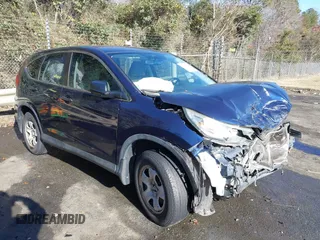 2015 Honda CR-V LX with VIN 3CZRM3H34FG712022, listed as a IAAI auction lot 41007983 with 120,280 mi miles and . Bid and sale history available at carsss.com. Image 1.