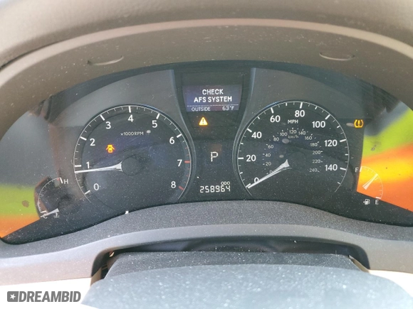 2010 Lexus RX 350 with VIN 2T2BK1BA1AC060063, listed as a Copart auction lot 54510135 with 258,964 mi miles and Clean Title. Bid and sale history available at carsss.com. Image 9.
