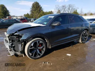 2021 Audi RS Q8 z VIN WU1ARBF11MD020345, wystawiony jako Copart lot #88989485 z przebiegiem 29 517 mil mil oraz Szkody całkowita. Historia ofert i sprzedaży dostępna na DreamBid. Obrazek 1.