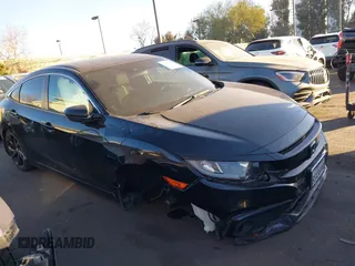 2020 Honda Civic Sedan Sport with VIN 2HGFC2F85LH592247, listed as a IAAI auction lot 41232287 with 77,624 mi miles. Bid and sale history available at carsss.com. Image 14.