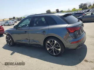2024 Audi SQ5 Premium Plus с VIN WA1B4AFY3R2057790, выставлен на аукционе Copart как лот 55199525 с пробегом 16 391 миль миль и Списание • Salvage title. История ставок и продаж доступна на DreamBid. Изображение 2.
