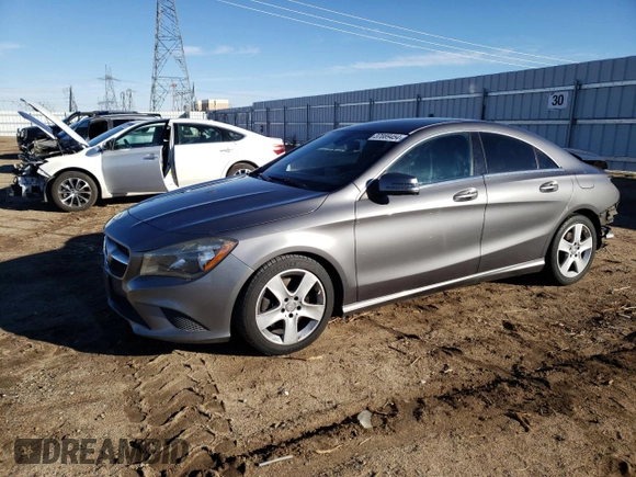 2015 Mercedes-Benz CLA 250 with VIN WDDSJ4EB3FN245562, listed as a Copart auction lot 37089454 with 104,148 mi miles and . Bid and sale history available at DreamBid. Image 1.