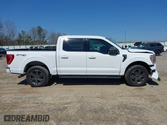 2023 Ford F-150 XL with VIN 1FTEW1EP3PFD33042, listed as a IAAI auction lot 41775430 with 23,045 mi miles. Bid and sale history available at carsss.com. Image 13.