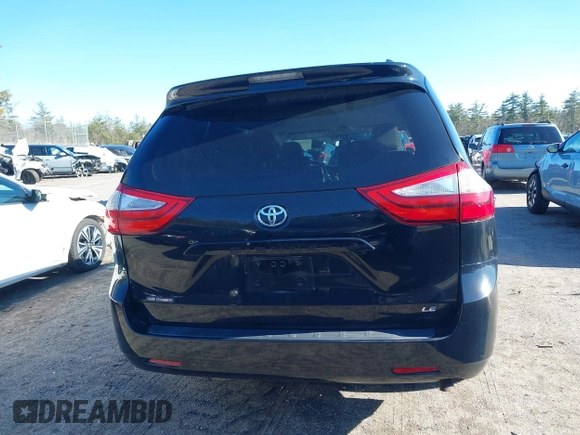 2015 Toyota Sienna LE AAS with VIN 5TDKK3DCXFS594370, listed as a IAAI auction lot 41910126 with 131,638 mi miles. Bid and sale history available at carsss.com. Image 16.