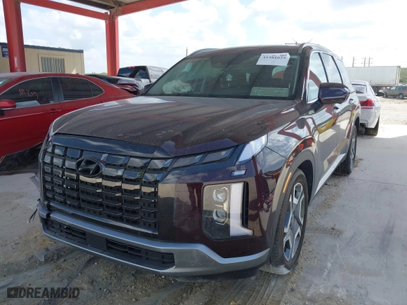 2024 Hyundai Palisade Limited with VIN KM8R54GE9RU742514, listed as a IAAI auction lot 41581625 with 13,236 mi miles. Bid and sale history available at carsss.com. Image 17.