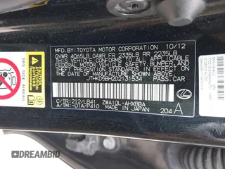 2013 Lexus CT 200h z VIN JTHKD5BH2D2131534, wystawiony jako IAAI lot #41859991 z przebiegiem 177 000 mil mil oraz . Historia ofert i sprzedaży dostępna na DreamBid. Obrazek 9.