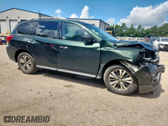 2020 Nissan Pathfinder SL with VIN 5N1DR2CN0LC583632, listed as a Copart auction lot 61704575 with 169,831 mi miles and Salvage title. Bid and sale history available at DreamBid. Image 4.