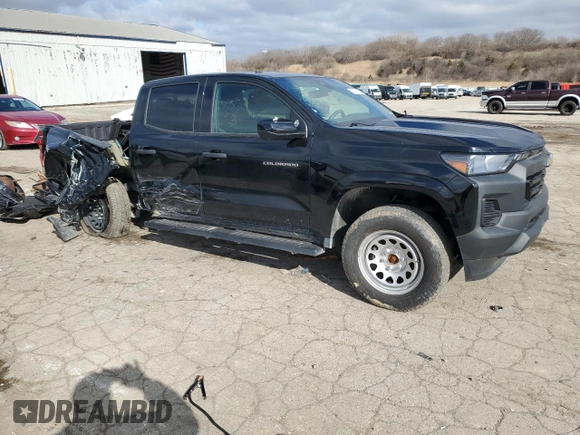 2023 Chevrolet Colorado 4WD Work Truck with VIN 1GCPTBEK6P1250391, listed as a Copart auction lot 49979185 with 33,225 mi miles and Clean title. Bid and sale history available at DreamBid. Image 4.