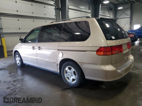 2000 Honda Odyssey EX with VIN 2HKRL1875YH611548, listed as a Copart auction lot 56593275 with 191,533 mi miles and Salvage title. Bid and sale history available at DreamBid. Image 2.