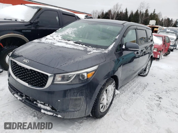 2017 Kia Sedona L with VIN KNDMA5C18H6341624, listed as a Copart auction lot 41858055 with 175,566 mi miles and Salvage Title. Bid and sale history available at carsss.com. Image 1.