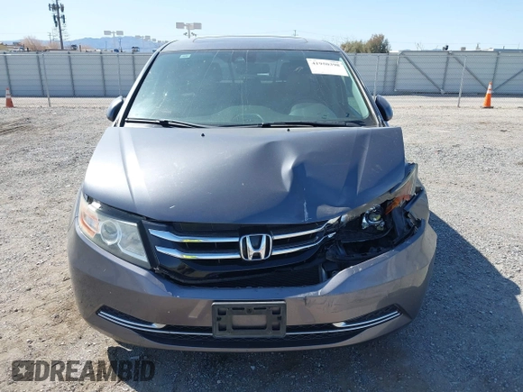 2014 Honda Odyssey EX-L with VIN 5FNRL5H67EB096027, listed as a IAAI auction lot 41950398 with 147,158 mi miles and . Bid and sale history available at DreamBid. Image 12.