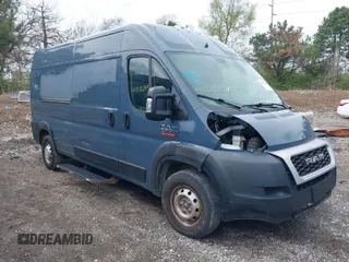 2019 Ram ProMaster Cargo with VIN 3C6TRVDG2KE519155, listed as a IAAI auction lot 41810245 with 18,688 mi miles and . Bid and sale history available at carsss.com. Image 1.