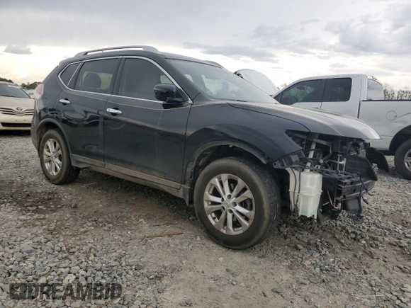 2016 Nissan Rogue S with VIN KNMAT2MT3GP723760, listed as a Copart auction lot 48951245 with 66,038 mi miles and Salvage Title. Bid and sale history available at DreamBid. Image 4.