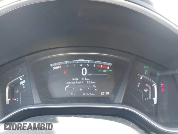 2019 Honda CR-V EX-L with VIN 5J6RW2H83KL022677, listed as a IAAI auction lot 41740625 with 41,779 mi miles. Bid and sale history available at carsss.com. Image 7.