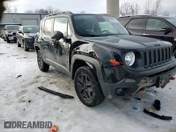2018 Jeep Renegade Trailhawk with VIN ZACCJBCB8JPH16594, listed as a Copart auction lot 88580285 with 103,203 mi miles and Clean title. Bid and sale history available at DreamBid. Image 14.