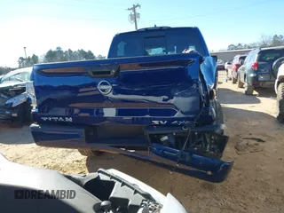 2024 Nissan Titan SV with VIN 1N6AA1EC7RN111913, listed as a IAAI auction lot 41365570 with 8,442 mi miles and . Bid and sale history available at DreamBid. Image 16.