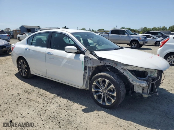 2015 Honda Accord Sedan Sport with VIN 1HGCR2F54FA144429, listed as a Copart auction lot 51715255 with 108,057 mi miles and Salvage Title. Bid and sale history available at carsss.com. Image 4.