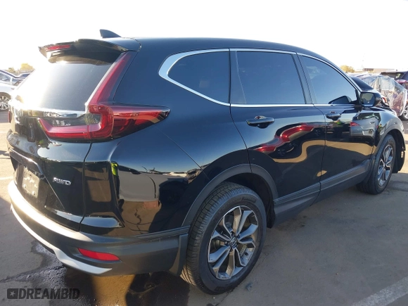 2021 Honda CR-V EX-L with VIN 7FARW2H81ME015968, listed as a IAAI auction lot 41614957 with 39,320 mi miles. Bid and sale history available at carsss.com. Image 4.
