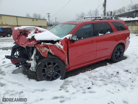 2019 Dodge Durango GT Plus with VIN 1C4RDJDG1KC560703, listed as a Copart auction lot 84489844 with 0 mi miles and Non Repairable. Bid and sale history available at carsss.com. Image 1.