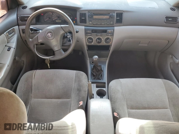 2005 Toyota Corolla CE with VIN 1NXBR32E15Z398825, listed as a Copart auction lot 53497925 with 299,999 mi miles and Clean title. Bid and sale history available at DreamBid. Image 8.