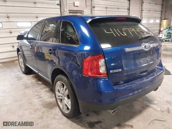 2013 Ford Edge Limited with VIN 2FMDK4KC6DBA63131, listed as a IAAI auction lot 41679457 with 115,400 mi miles. Bid and sale history available at carsss.com. Image 3.