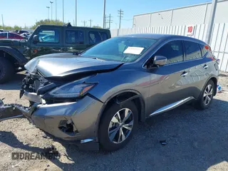 2022 Nissan Murano S with VIN 5N1AZ2AJ0NC128253, listed as a IAAI auction lot 41802874 with 39,114 mi miles and . Bid and sale history available at DreamBid. Image 19.