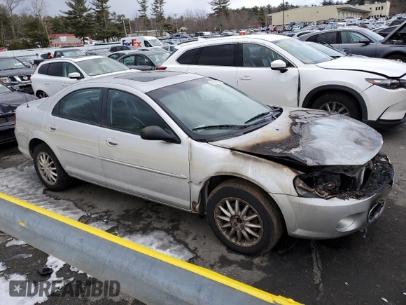 2001 Chrysler Sebring with VIN 1C3AL56U91N718965, listed as a Copart auction lot 42692365 with Not Provided miles and Salvage Title. Bid and sale history available at DreamBid. Image 4.