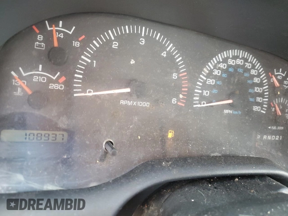 1998 Dodge 2500 with VIN 1B7KF23Z8WJ246326, listed as a Copart auction lot 74606374 with 108,937 mi miles and Clean title. Bid and sale history available at DreamBid. Image 9.