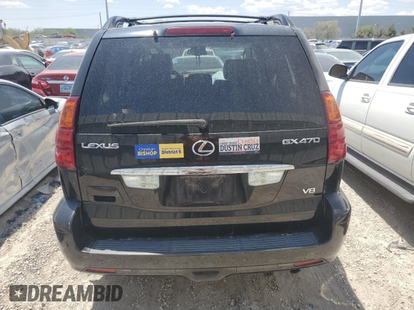 2004 Lexus GX 470 z VIN JTJBT20X140060719, wystawiony jako Copart lot #53196435 z przebiegiem Nie podano mil oraz Nie do naprawy • Non repairable. Historia ofert i sprzedaży dostępna na DreamBid. Obrazek 6.