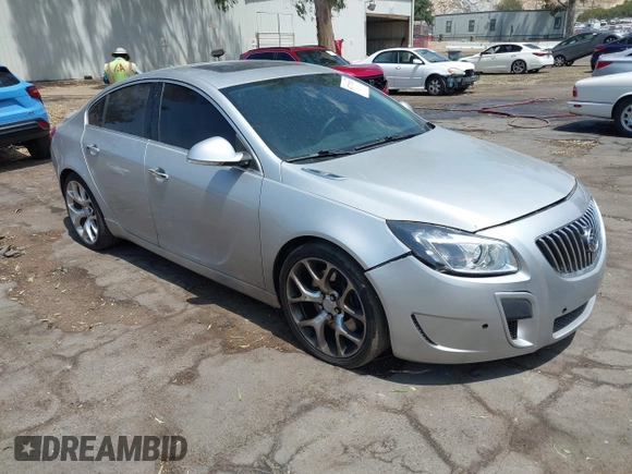 2013 Buick Regal GS with VIN 2G4GV5GV2D9185299, listed as a IAAI auction lot 42773213 with 76,163 mi miles and . Bid and sale history available at DreamBid. Image 1.