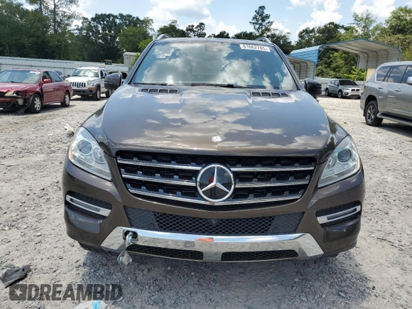 2014 Mercedes-Benz M 350 with VIN 4JGDA2EB6EA376638, listed as a Copart auction lot 61662785 with 87,328 mi miles and Salvage title. Bid and sale history available at DreamBid. Image 5.