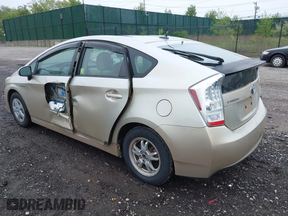 2010 Toyota Prius II with VIN JTDKN3DU9A0212664, listed as a IAAI auction lot 42183831 with 120,094 mi miles. Bid and sale history available at carsss.com. Image 3.